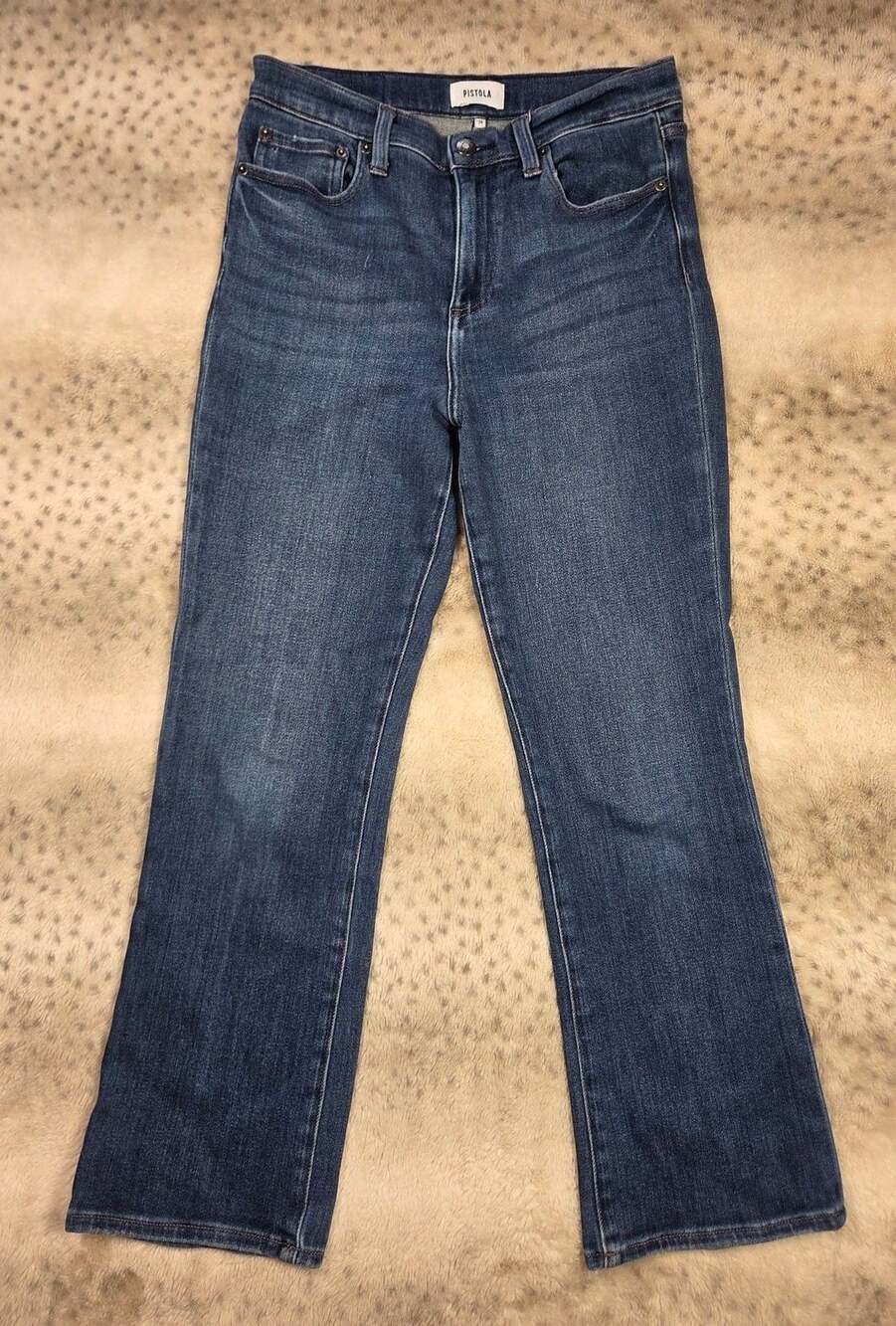 Pistola Denim Jeans Size 28 Blue Bootcut Cotton Blend